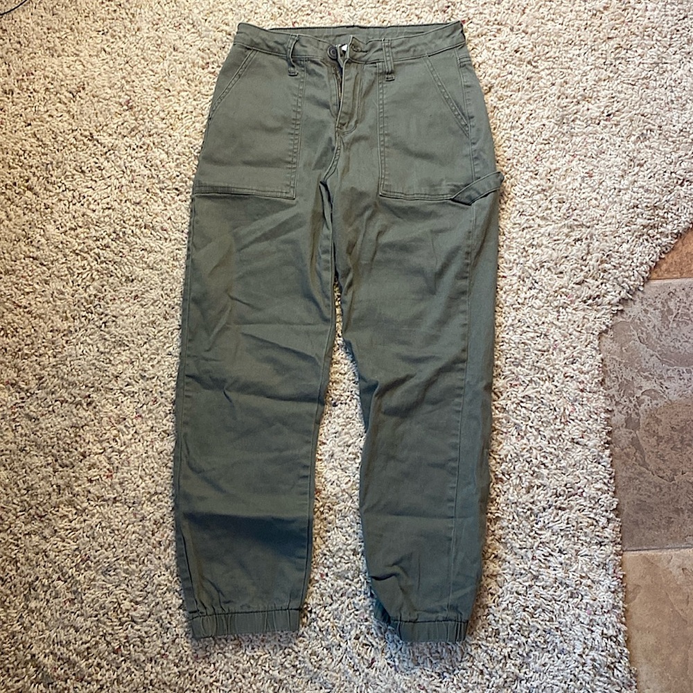 YMI - Green Jean Cargo Pants
